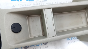 Chevrolet Volt 13-15 rear console, beige, scratches, needs cleaning