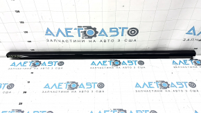 Molding door-glass central front left BMW 7 G11 G12 16-22 black gloss