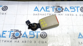 Rear seat belt latch, 3rd row, left, Nissan Pathfinder 13-16, beige
