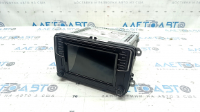Monitor, display, navigation VW Passat b8 16-19 USA with 8 buttons, air leak under the glass, scratches