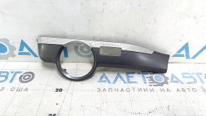 Left front panel trim VW Passat b8 16-19 USA graphite, gray, scratches, broken fasteners