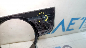 Left front panel trim VW Passat b8 16-19 USA graphite, gray, scratches, broken fasteners