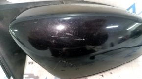 Right side mirror assembly for VW Passat B8 16-19 USA, 10+2 pins, turn signal, BSM, heated, black LC9X, sand, scratches