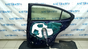 Rear right door assembly for Lexus ES300h ES350 13-18 hybrid, keyless, blue 8V3, scratches, scratches on chrome molding