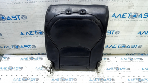 Backrest of the rear row of seats, 2nd row, right, Infiniti QX50 19-21, black leather, wrinkled