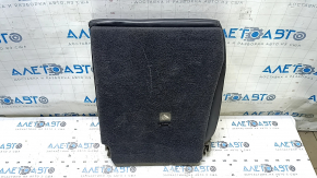 Backrest of the rear row of seats, 2nd row, right, Infiniti QX50 19-21, black leather, wrinkled
