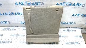 Rear seat backrest, 3rd row, left, Nissan Pathfinder 13-16, beige leather, dry-cleanable, wrinkled