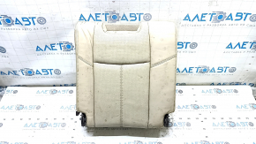 Backrest of the rear row of seats, 3rd row, right, Nissan Pathfinder 13-16, beige leather, dry-cleanable, wrinkled