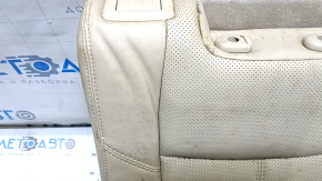 Backrest of the rear row of seats, 3rd row, right, Nissan Pathfinder 13-16, beige leather, dry-cleanable, wrinkled