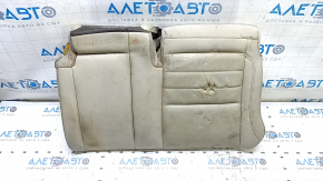 Rear seat cushion, 2nd row, left, Ford C-max MK2 13-18, beige leather, wrinkled, dry cleanable