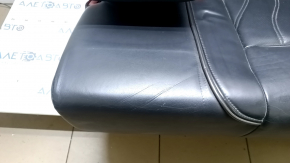 Rear seats, 2nd row, left, Infiniti JX35 QX60 13-13, black leather, with belt, with armrest, dented, scratches
