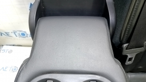 Rear seats, 2nd row, left, Infiniti JX35 QX60 13-13, black leather, with belt, with armrest, dented, scratches