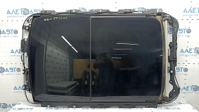 Volvo XC90 16-23 gray panoramic window assembly, ready for cleaning