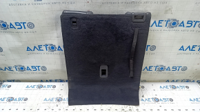 Backrest of the rear row of seats, 3rd row, right, Infiniti JX35 QX60 13-15, black leather, perforation