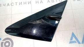 Triangle plug for the front left door of a Lexus ES300h ES350 13-18, gloss black, scratches, broken fastener