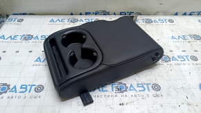 Rear seat armrest, 2nd row, Infiniti QX50 19-25, black leather