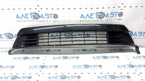 Toyota Prius 30 13-15 front bumper lower grille without fog lights, gloss black, sand, broken fasteners