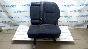 Rear seats, 2nd row, left, Nissan Pathfinder 13-16, black velour, dry-cleanable