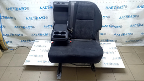 Rear seats, 2nd row, left, Nissan Pathfinder 13-16, black velour, dry-cleanable