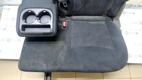 Rear seats, 2nd row, left, Nissan Pathfinder 13-16, black velour, dry-cleanable