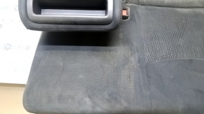 Rear seats, 2nd row, left, Nissan Pathfinder 13-16, black velour, dry-cleanable