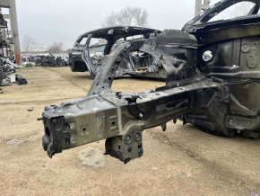 Front right quarter panel of Toyota Camry v70 18-24 on the body, black, burnt