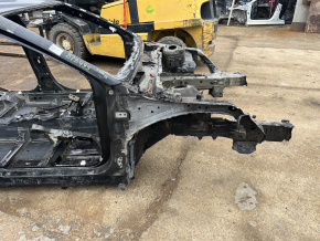 Front right quarter panel of Toyota Camry v70 18-24 on the body, black, burnt