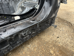 Front right quarter panel of Toyota Camry v70 18-24 on the body, black, burnt