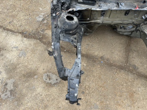 Front right quarter panel of Toyota Camry v70 18-24 on the body, black, burnt