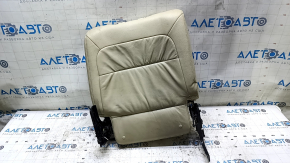 Backrest of the rear seat of the 2nd row, right, Ford Flex 13-19, leather, beige, dry-cleanable