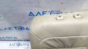 Backrest of the rear seat of the 2nd row, right, Ford Flex 13-19, leather, beige, dry-cleanable