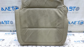 Rear seat cushion cover, 2nd row, right, Ford Flex 09-11, leather, beige, for cleaning