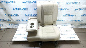 Rear seat, 2nd row, left, Nissan Rogue 14-16, black cloth, with belt