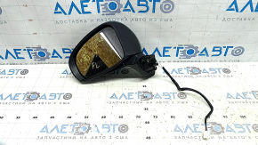 Left side mirror assembly for Toyota Prius 30 10-15, 5 pins, green