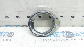 Left fog light frame for Lexus ES300h ES350 13-15 pre-rest chrome, sand
