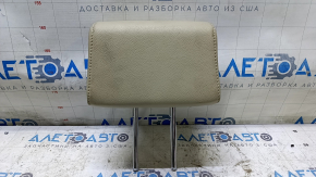 Rear central headrest Ford Flex 13-19 beige leather, cleanable