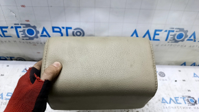 Rear central headrest Ford Flex 13-19 beige leather, cleanable