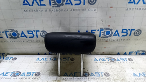 Rear center headrest Nissan Rogue 14-16 black leather, wrinkled