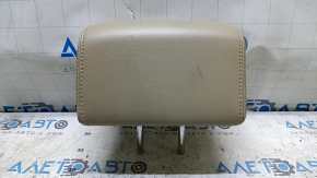 Rear central headrest for Nissan Pathfinder 13-16, beige leather, dry-cleanable