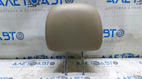 Rear left headrest for Nissan Pathfinder 13-16, beige leather, dry-cleanable