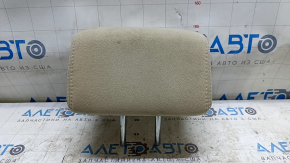Rear central headrest for Nissan Pathfinder 13-16, beige leather, dry-cleanable