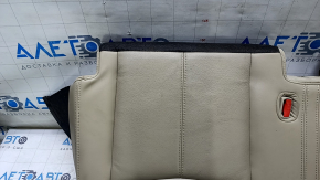 Rear seat cushion, 3rd row, right, Nissan Pathfinder 13-16, beige leather, for cleaning