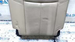 Rear seat backrest, 3rd row, left, Nissan Pathfinder 13-16, beige leather, for cleaning