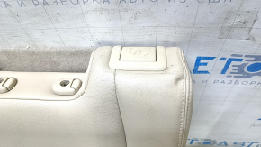 Rear seat backrest, 3rd row, left, Nissan Pathfinder 13-16, beige leather, for cleaning