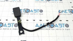 Toyota Prius 30 10-15 passenger seat belt latch, dark gray, with wire