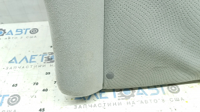 Rear seat backrest, 2nd row, right, Toyota Prius 30 10-15, light gray velour, with belt and armrest, for cleaning