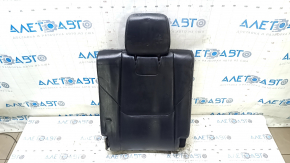 Rear seat backrest, 3rd row, left, Mazda CX-9 16-17, black leather
