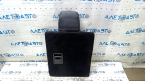 Rear seat backrest, 3rd row, left, Mazda CX-9 16-17, black leather