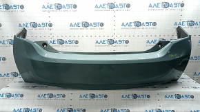 Rear bumper bare Toyota Prius 30 10-15 green, cracked, dented