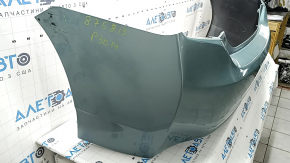 Rear bumper bare Toyota Prius 30 10-15 green, cracked, dented